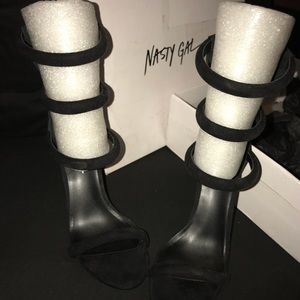 SALE New NastyGal Stiletto Sandals Sz 7.5